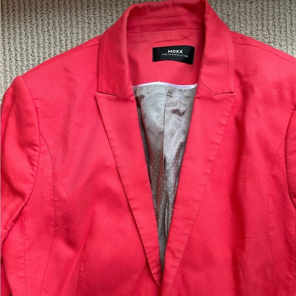 Mexx Jackets & Blazers - Women’s Coral Pink Blazer